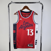 2024 Los Angeles Clippers Red Swingman Jersey Man GEORGE #13