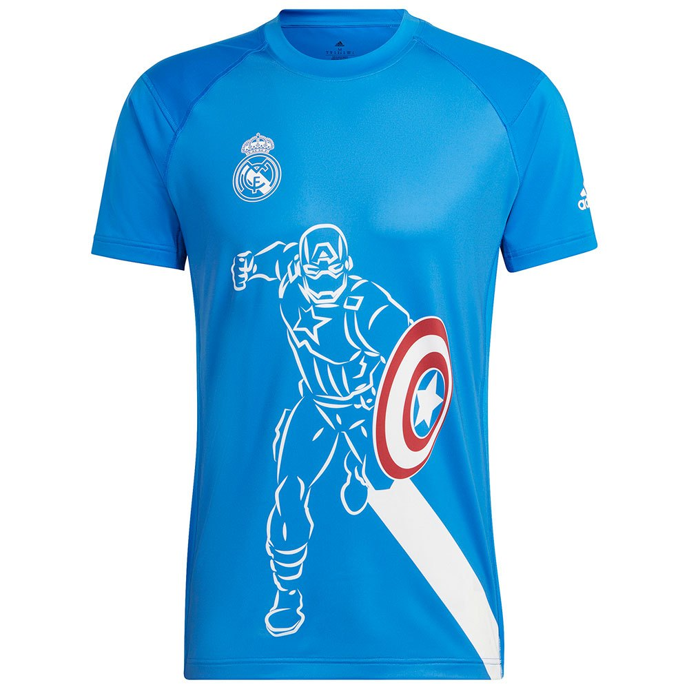 22-23 Real Madrid Avengers Blue Soccer Football Kit Man