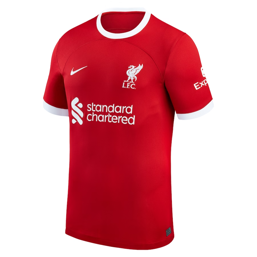 23-24 Liverpool Home Soccer Football Kit Man