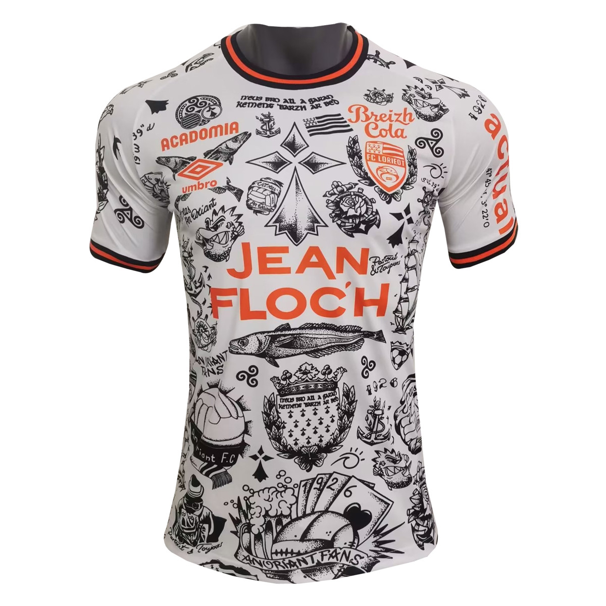 23-24 FC Lorient White Soccer Football Kit Man #Special Edition